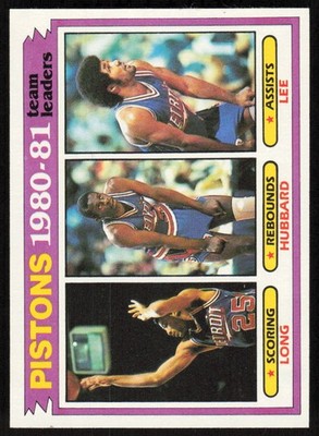 1981-82 Topps #50 John Long / Phil Hubbard / Ron Lee