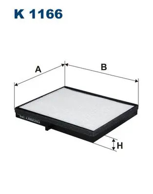 Filtro abitacolo Filtro particellare K 1166 FILTRON per CHEVROLET DAEWOO