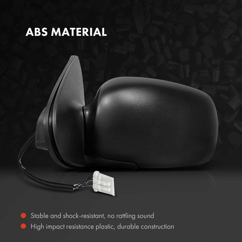 Espejo retrovisor eléctrico del lado del conductor con calefacción plegable para Mercury Villager Nissan Foto 3 de 4