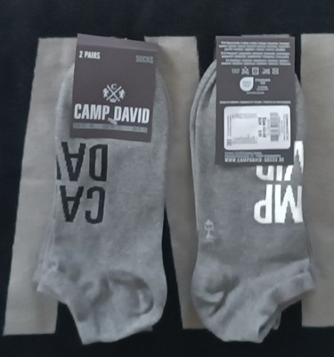 Camp David Sneaker Socken Neu 4Paar grey melange  Gr. 43-46