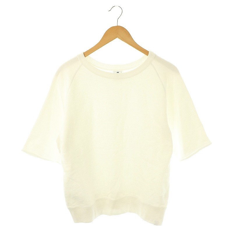 Loopwheeler LOOPWHEELER LOWERCASE Short Sleeve Ra… - image 1