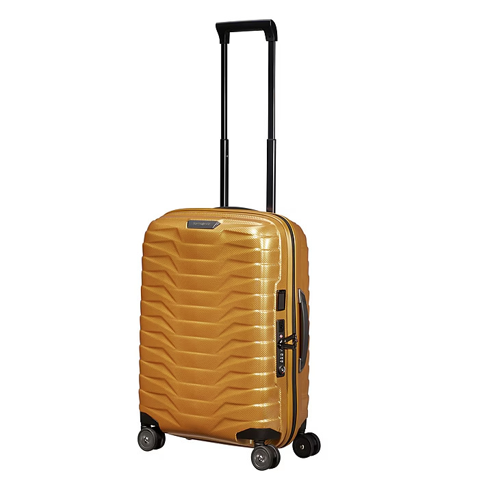 Samsonite Proxis 22" Hardside Carry-On Suitcase, 8-Wheeled Spinner, Honey Gold (