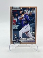 2026 TOPPS WARMING BERNABEL RC #55 GOLD PARALLEL #D 1597/2026 SP ROCKIES