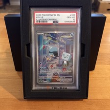 2023 POKEMON PAL EN-PALDEA EVOLVED ILLUSTRATION RARE #205 EISCUE PSA 10