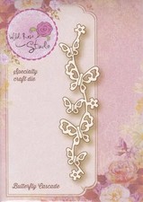 Fustelle Big Shot Sizzix Wild Rose Studio Cascata di farfalle