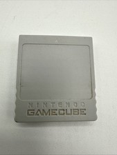 Gray Nintendo GameCube Authentic Memory Card 59 Blocks DOL-008 Tested OEM
