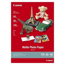 Original Canon MP-101 A3 Matte Photo Paper, 170gsm - 40 Sheets (7981A008)