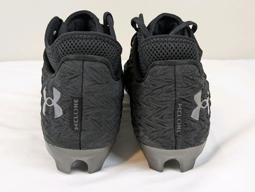 Under Armour UA Spotlight 4 MC Football Cleats Men’s Size 12 Black 3027977-001 - Picture 3 of 12