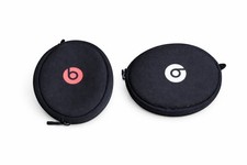 Beats Headphone Soft Carrying Case Black Zipper Travel Storage Pouch Lot of 2