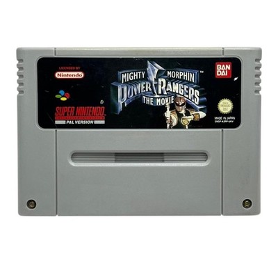 Nintendo SNES Spiel - Mighty Morphin Power Rangers Spiel - The Movie Modul