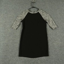 Ann Taylor Loft Dress Womens Size 2 Casual 3/4 Sleeve Back Zip Polyester Ladies
