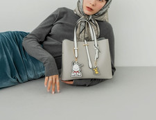 Sanrio POCHACCO 2WAY Handbag Shoulder Bag with Charm Rode Sko Japan LTD