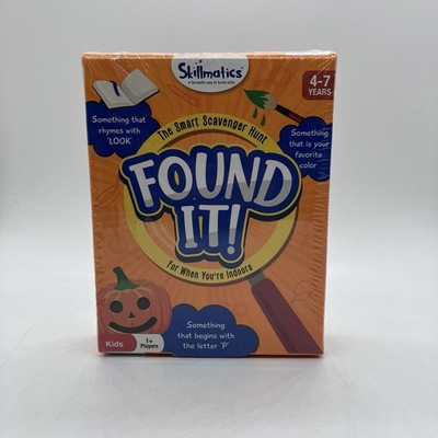 Skillmatics  FOUND IT Indoors Scavenger Hunt Card Game Educational NEW Sealed