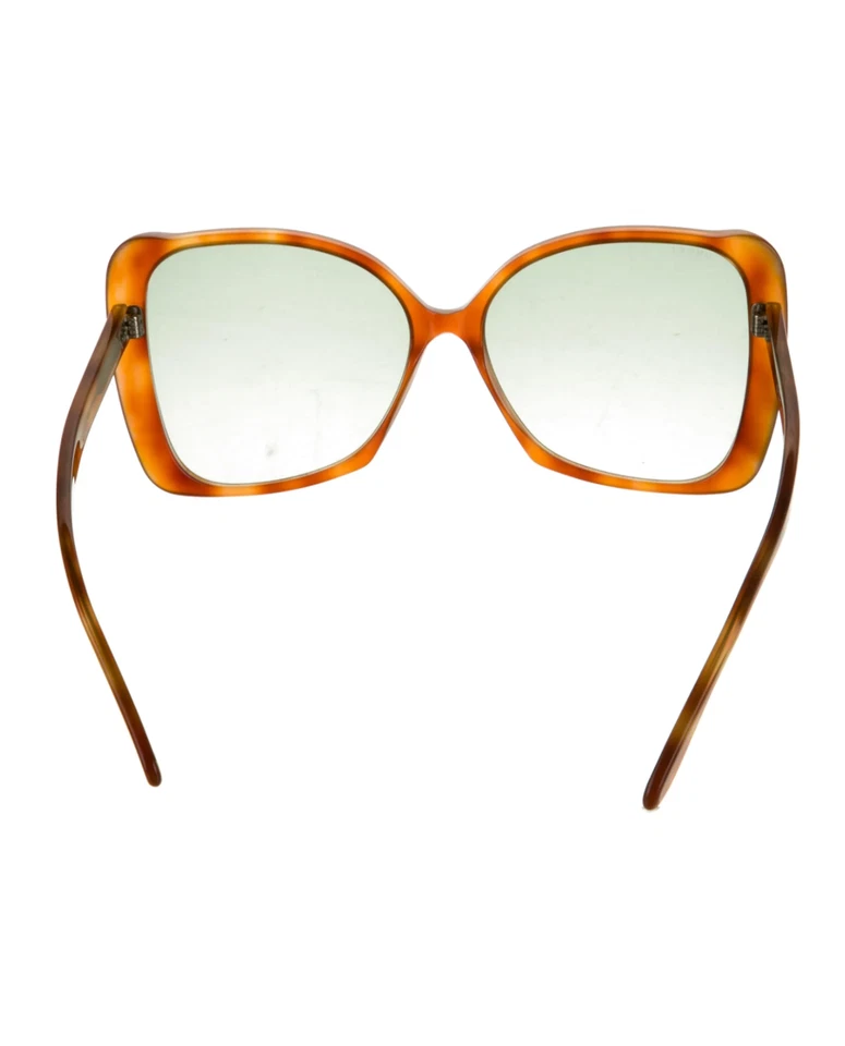 Gafas de sol Gucci carey de gran tamaño cuadradas/ojo de gato para mujer + estuche + bolsa para el polvo Foto 4 de 4