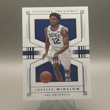 2016 Panini National Treasures Collegiate #28 Justise Winslow /99 ~ Duke