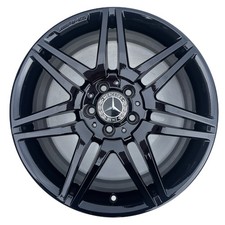 MERCEDES BENZ C CLASS 18” AMG ALLOY WHEEL RIM GLOSS BLACK REAR 8.5J A2044010704