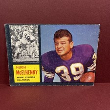 Topps 1962 Hugh McElhenny Vikings #92 short print 49ers Lions New York HOF NFL