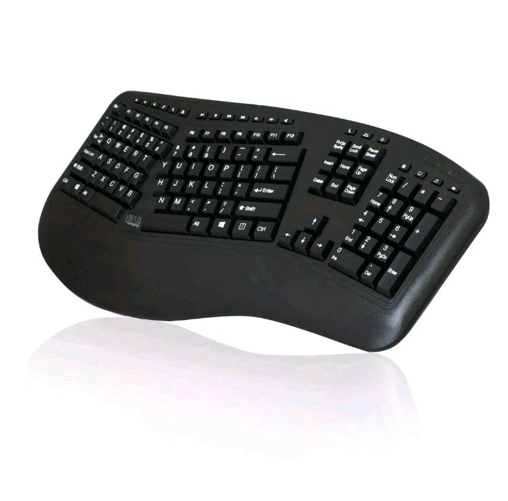 Adesso Truform Media 1500 Laser Mouse and Keyboard Combo w/Wrist Rest - Image 2 of 4