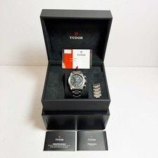 2020 Tudor Black Bay Chrono Heritage 79350 41MM Black Dial Steel Box Papers 2