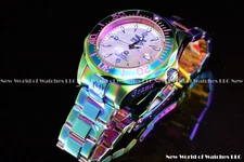 RARE Invicta Ladies Grand Diver MOP 38mm Dial IRIDESCENT SS Automatic Watch