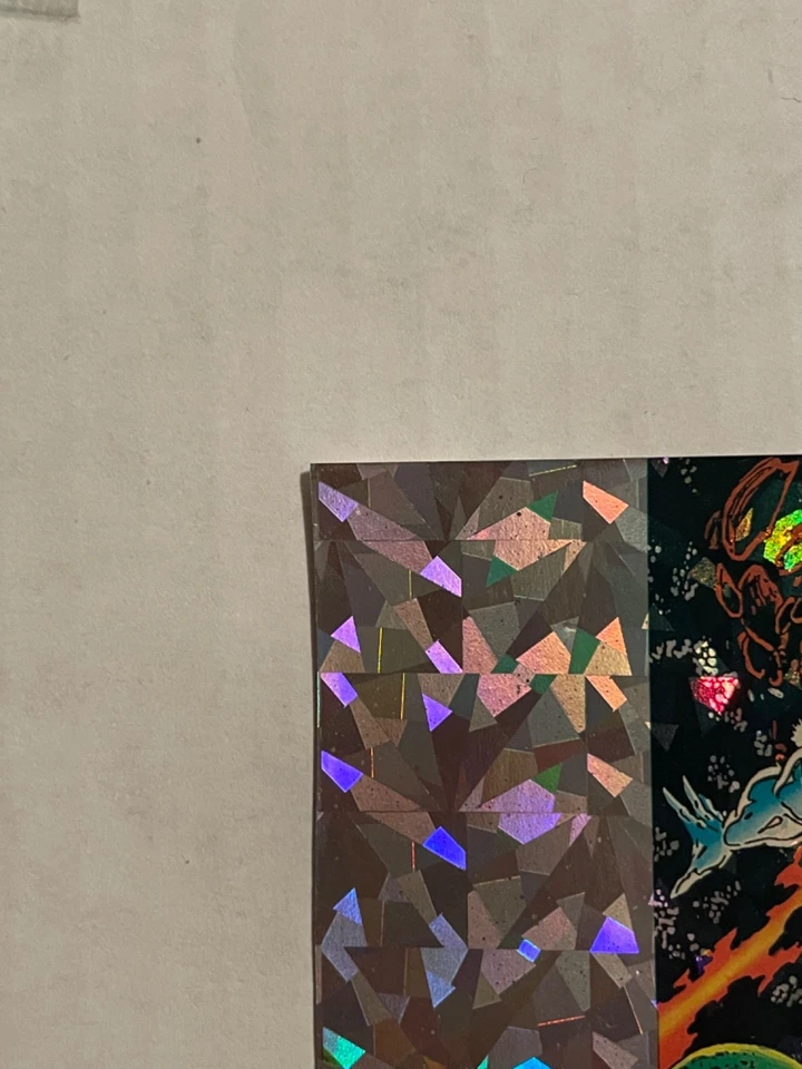 ERROR 1992 Comic Images Marvel Silver Surfer All Prism Promo Card Unique RARE - Image 3 of 4