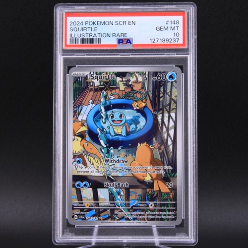 Squirtle graded PSA 10 for sale on eBay