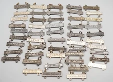 WWII Army Carbine, Rocket Launcher, Bazooka Qualification Bars Group Lot Of 50