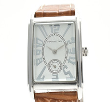 【Near MINT】 Hamilton Ardmore H114110 24mm White Dial Quartz Unisex Watch JAPAN