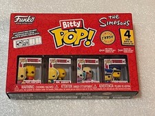 Los Simpson Bart Simpson Funko Bitty Pop! Paquete de 4 minifiguras Chief Wiggum Chase
