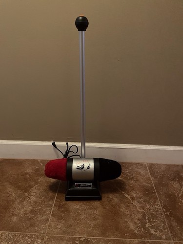 Three Stars Model 989 Electric Shoe Polisher Dual Buffer Free Standing 31" Tall