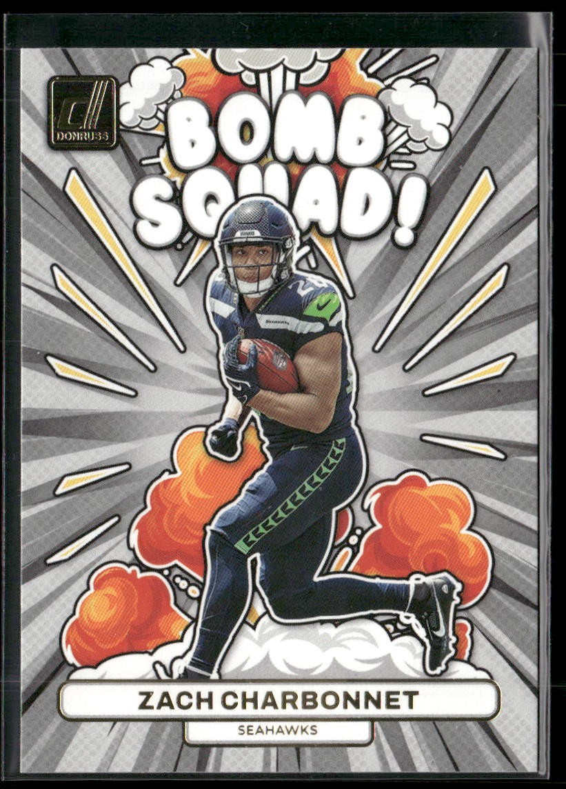 Zach Charbonnet Panini Donruss Bomb Squad #BS30 Base
