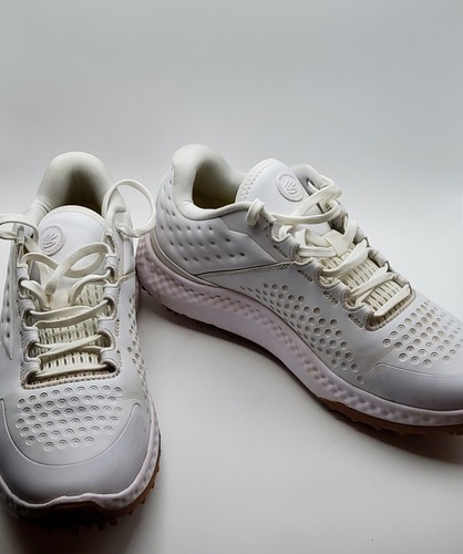 Under Armour Curry 1 Golf UA White/Gum Men Golf Waterproof Spikes 3027378-103 - Picture 8 of 15