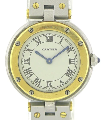 BICOLORE CARTIER SANTOS/ VENDOME RONDE, REF. 8191 WERK DEFEKT - Bild 1 von 4
