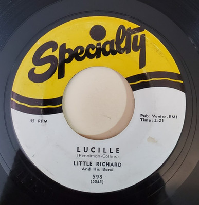 Little Richard LUCILLE / SEND ME SOME LOVIN'  (ROCK 45) #598 PLAYS VG+