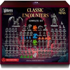 Classic Encounters - 125 Iconic DND Miniatures Bulk Monsters, Multicolor