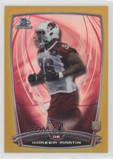 2014 Bowman Chrome Gold Refractor 14/50 Kareem Martin #173 0o6v