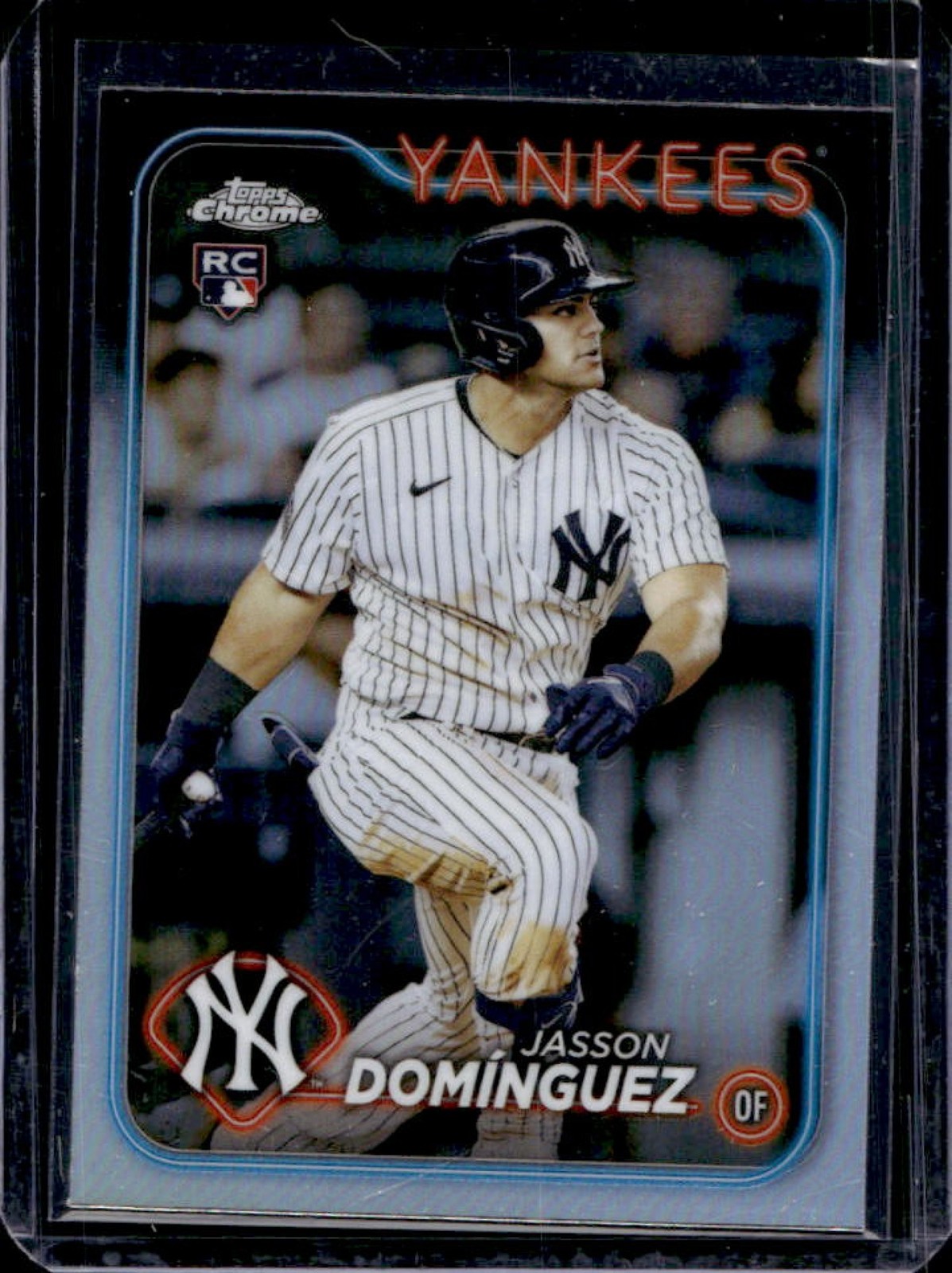 2024 Topps Chrome Jasson Dominguez RC Refractor Rookie #89 New York Yankees