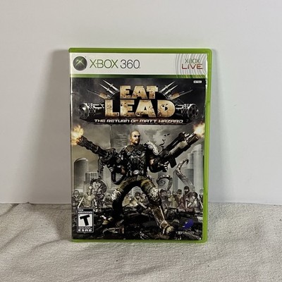 Eat Lead: The Return of Matt Hazard (Microsoft Xbox 360, 2009) Complete Tested 