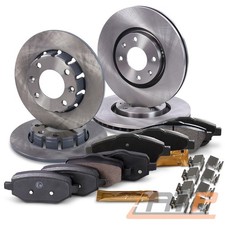 BREMSSCHEIBEN + BREMSBELÄGE VORNE + HINTEN FÜR DS3 OPEL CORSA F PEUGEOT 208 2008