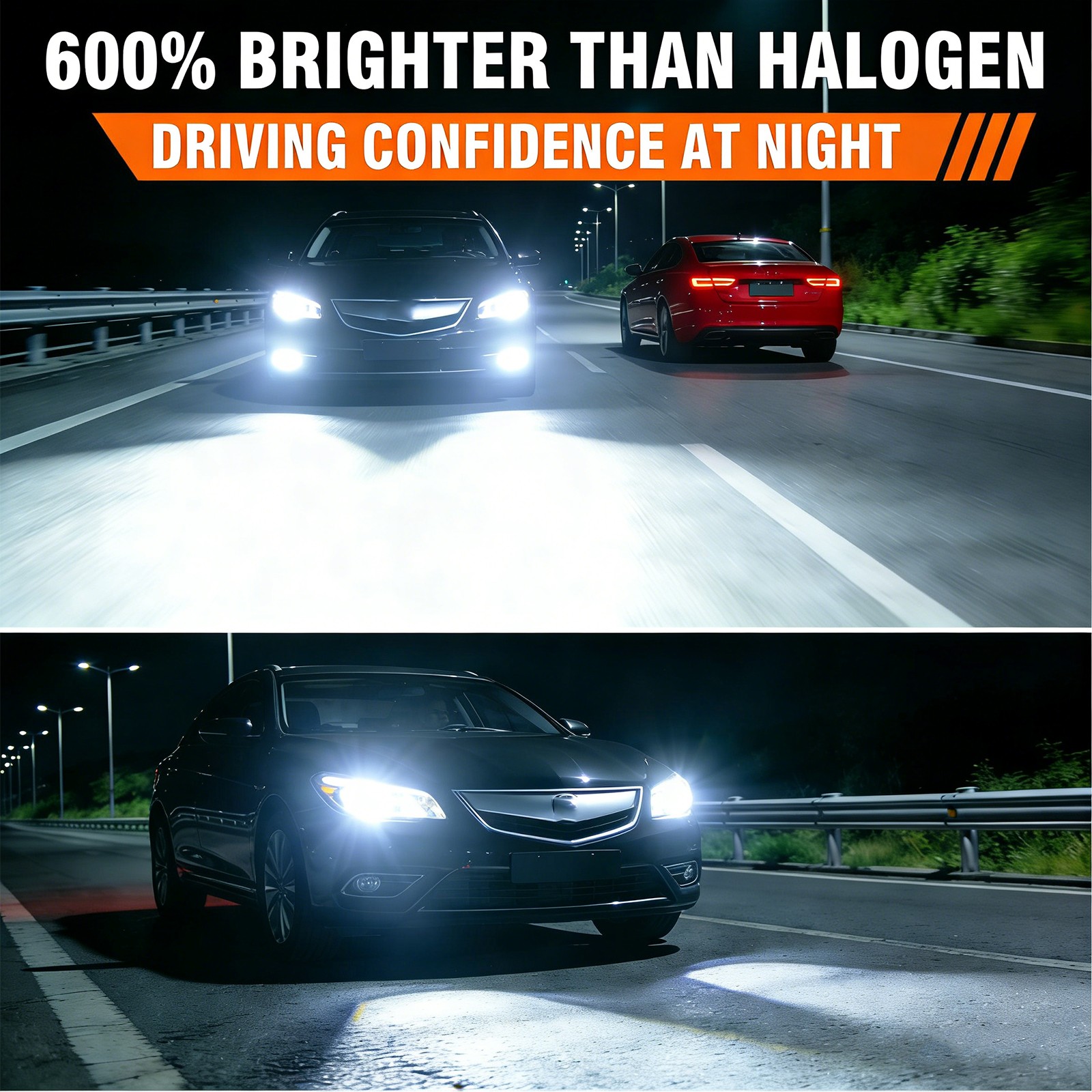 For Acura NSX 2005 2x LED Headlight Bulbs High Low Beam Super Bright HID Replace