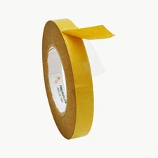 JVCC Double-Sided Film Tape [Rubber Adhesive] (DC-1503): 3/4 in. x 60 yds. (Clea