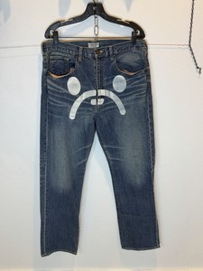 Bape Sad Face Jeans | eBay
