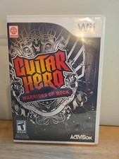 wii guitar hero warriors of rock