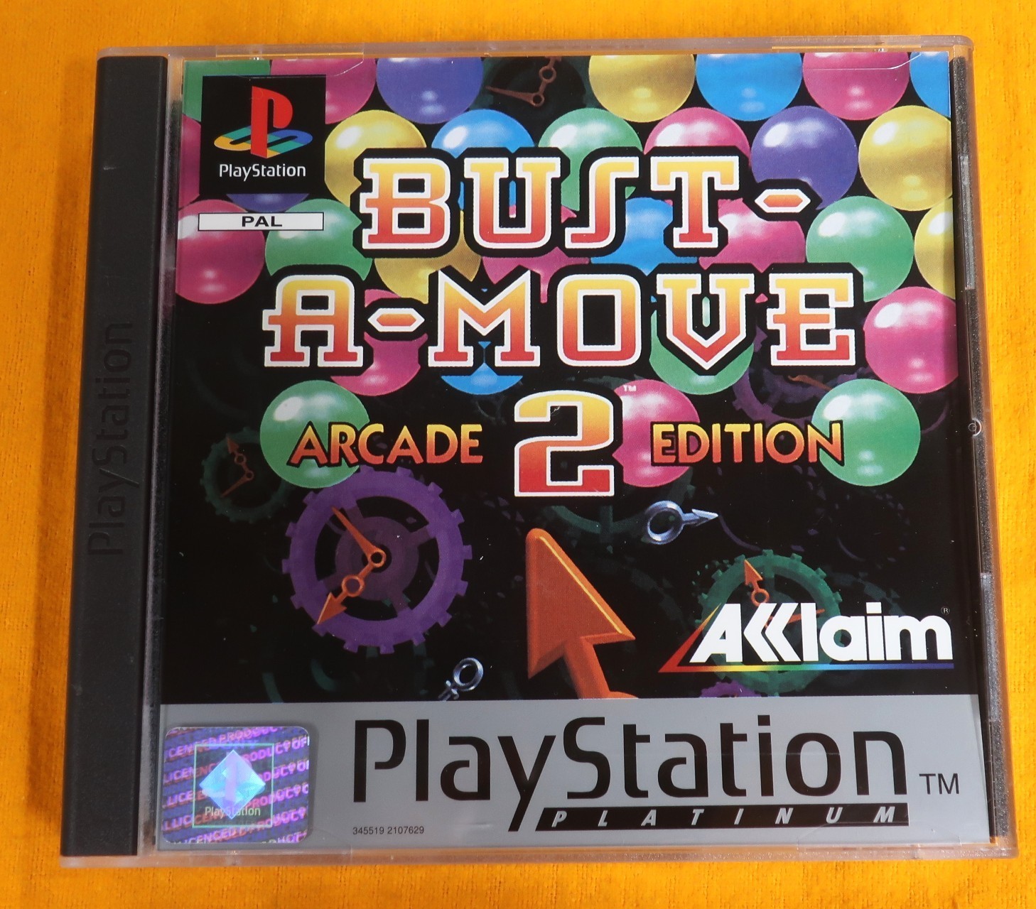 Bust-A-Move 2 Platinum Edition PS1 Game + Manual TOP CONDITION