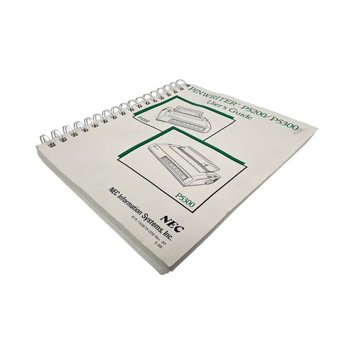 NEC PINWRITER P5200/P5300 user's guide manual 819-150879-000 - 第 10/16 張圖片