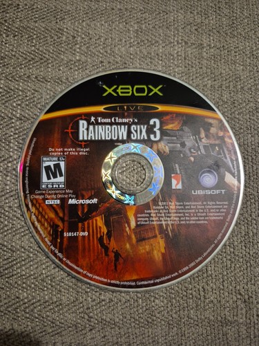 Tom Clancy's Rainbow Six 3 - Xbox - DISC ONLY, NO USPS TRACKING