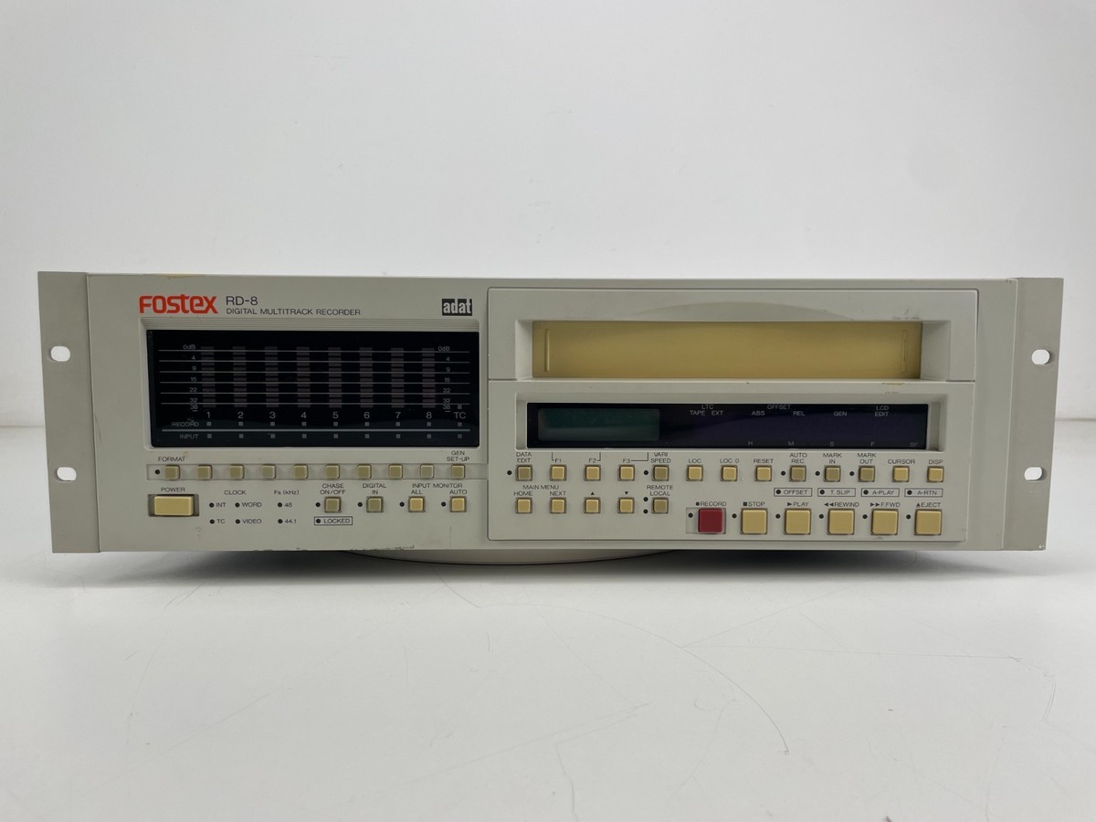 Fostex RD-8 ADAT 8-Track Digital Recorder – With Manual & 2 NOS