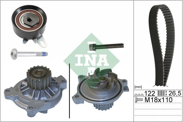 NEU - Schaeffler INA 530017531 Wasserpumpe + Zahnriemensatz FüR Volvo-image