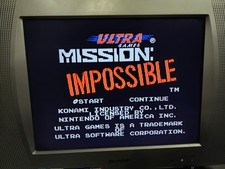 Mission: Impossible w/Manual Nintendo Entertainment System, NES 1990 