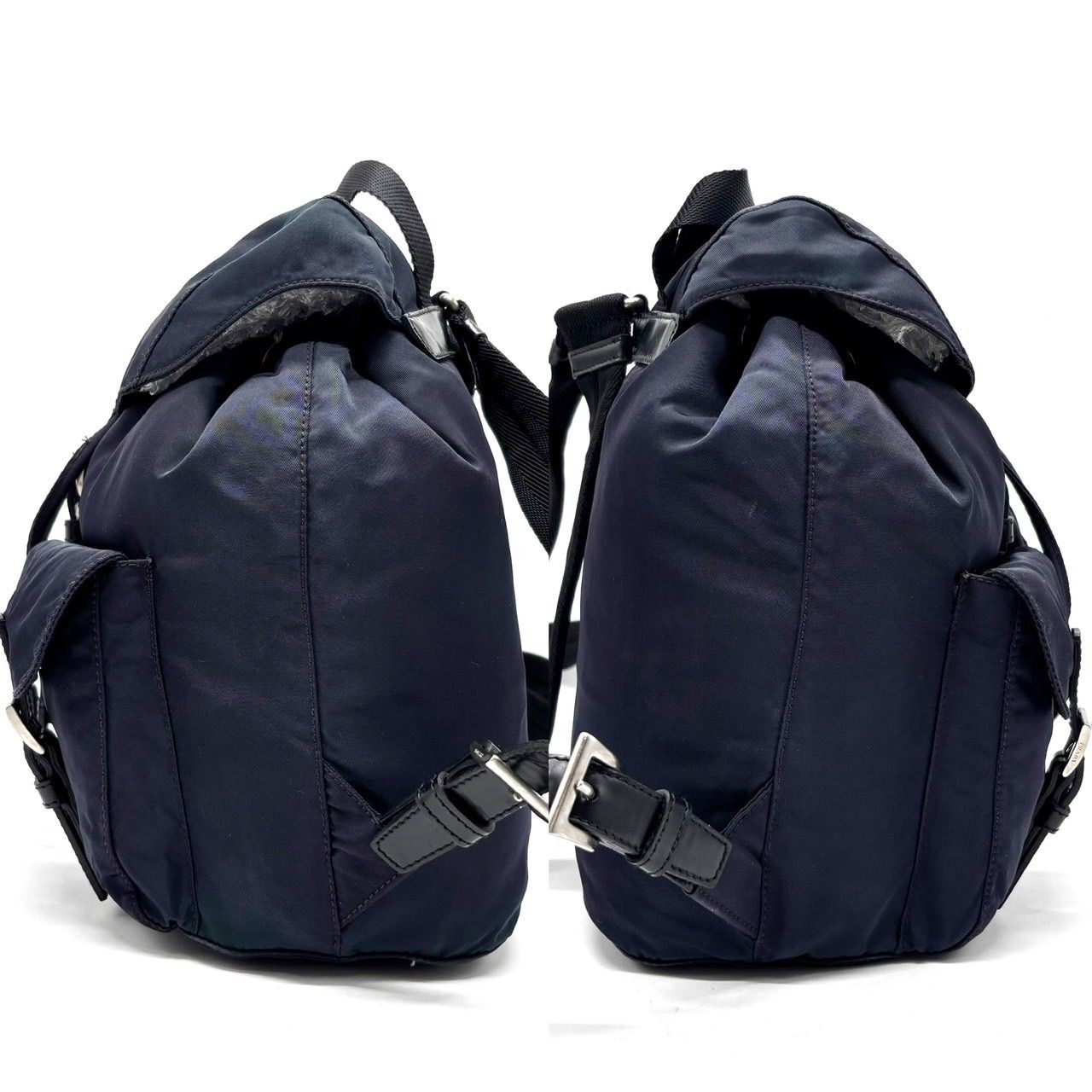 Good condition PRADA Backpack Multi Pocket Buckle… - image 4